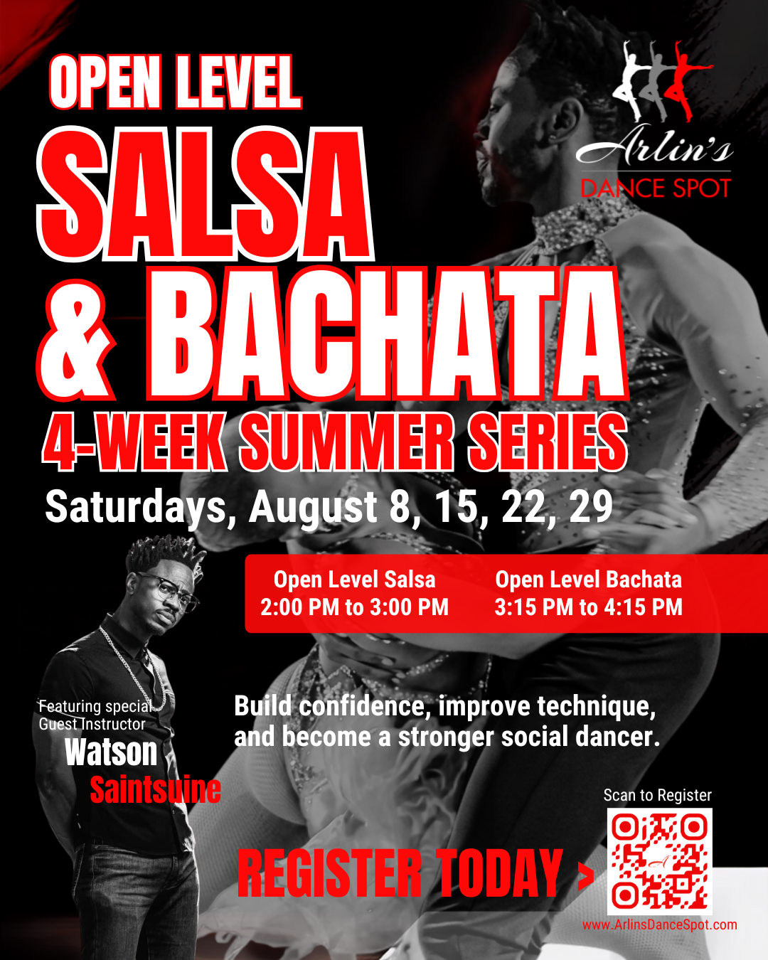 Salsa and Bachata with special guest instructor
